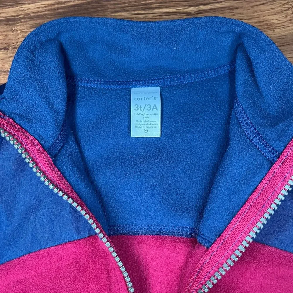 Carter’s Fleece Zip Up Jacket and Gap Hooded Sweatshirt Fall Toddler Boys 3T